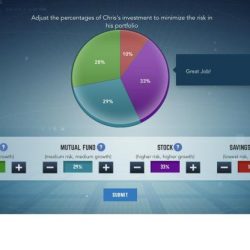 Adjust the percentages of chris investments answer