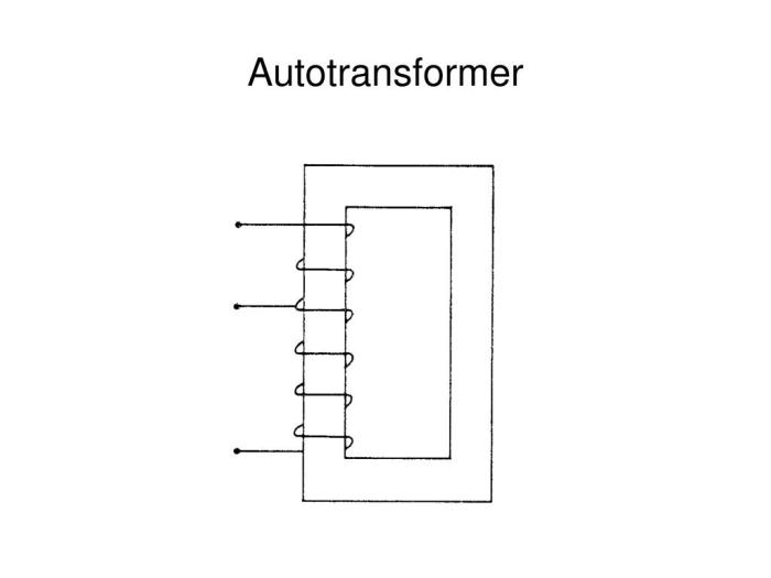 An autotransformer is one of the methods used to