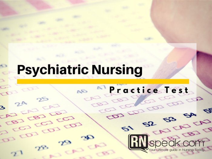 Psychiatric nursing practice test questions with answer key pdf